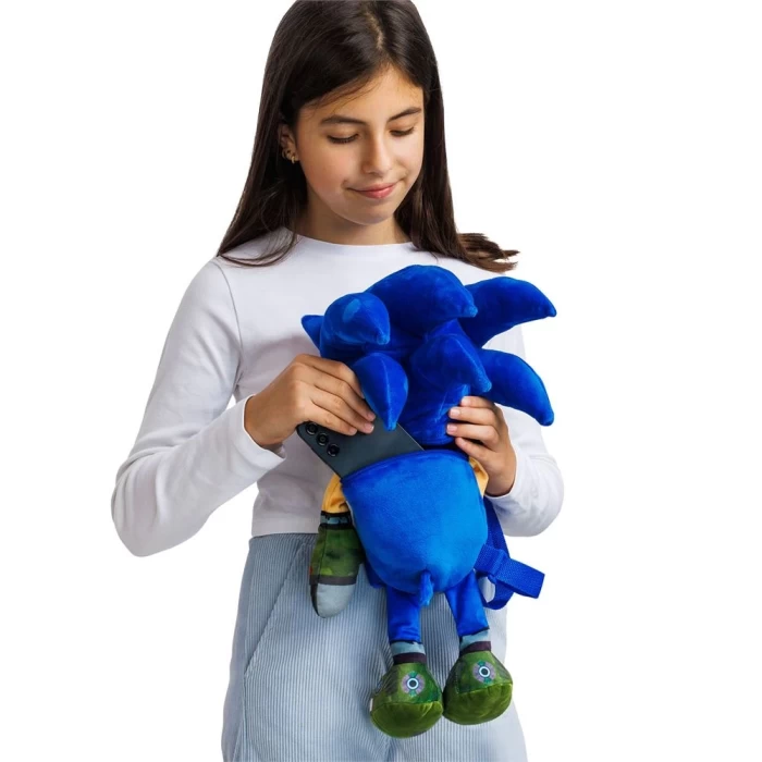 Sonic 45 cm Pelüş Figür Sırt Çantası SON7020