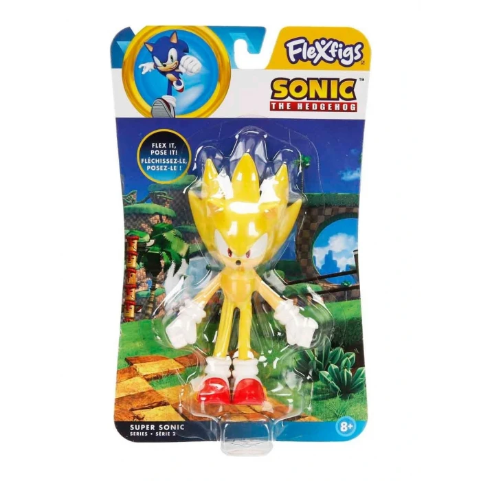 Sonic Aksiyon Figürü FLE03000 Flexfigs - Super Sonic