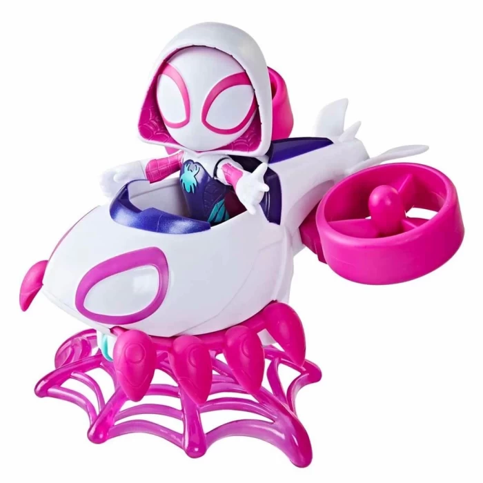 Spidey and his Amazing Friends Araç ve Figür F7456 - Ghost-Spider