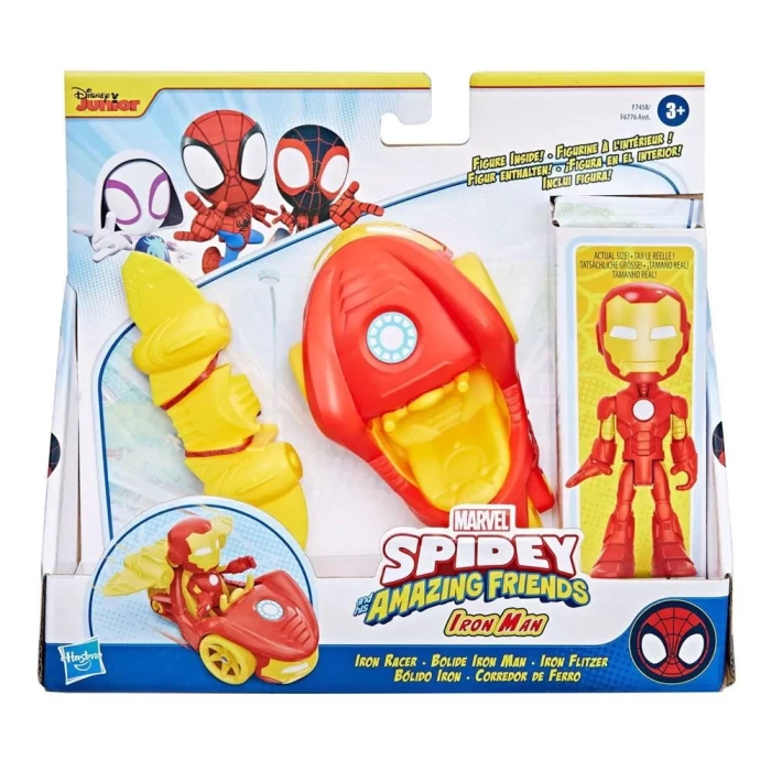 Spidey and his Amazing Friends Araç ve Figür F7458 - Iron Man