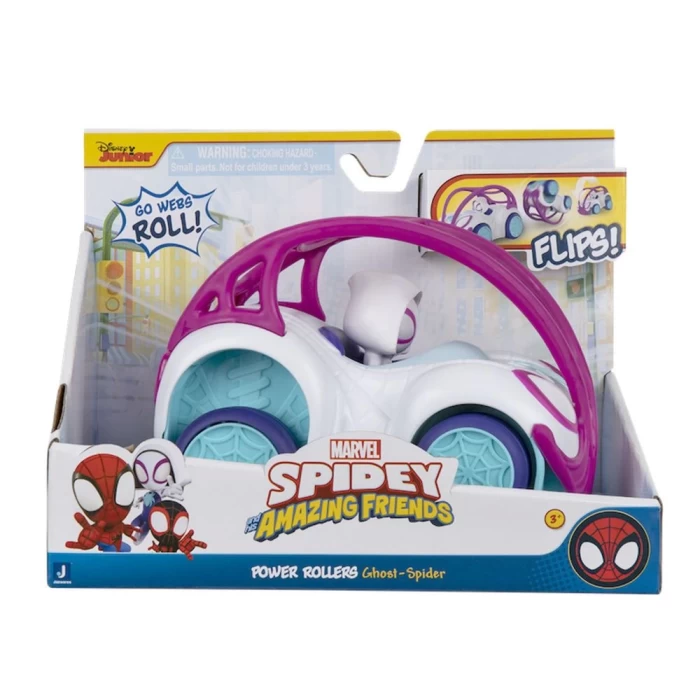 Spidey Takla Atan Araba SNF0162 - Ghost Spider