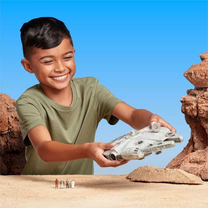 Star Wars Millennium Falcon ve Mikro Figür Seti SWJ0022