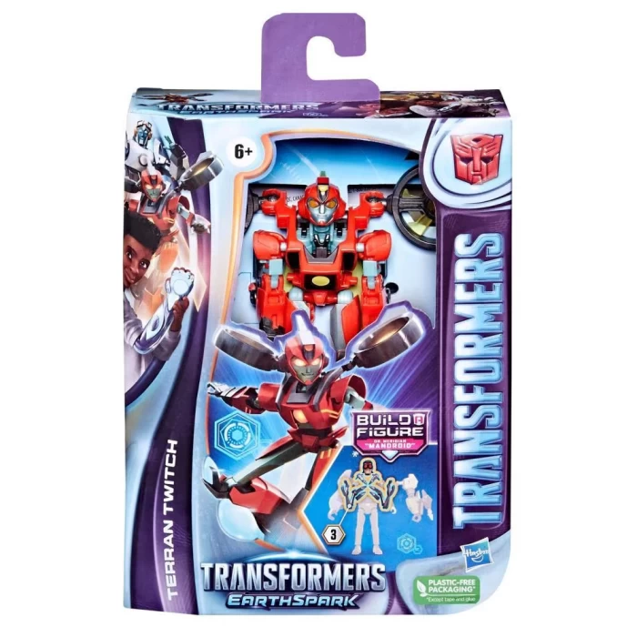 Transformers EarthSpark Deluxe Figür Terran Twitch F6734