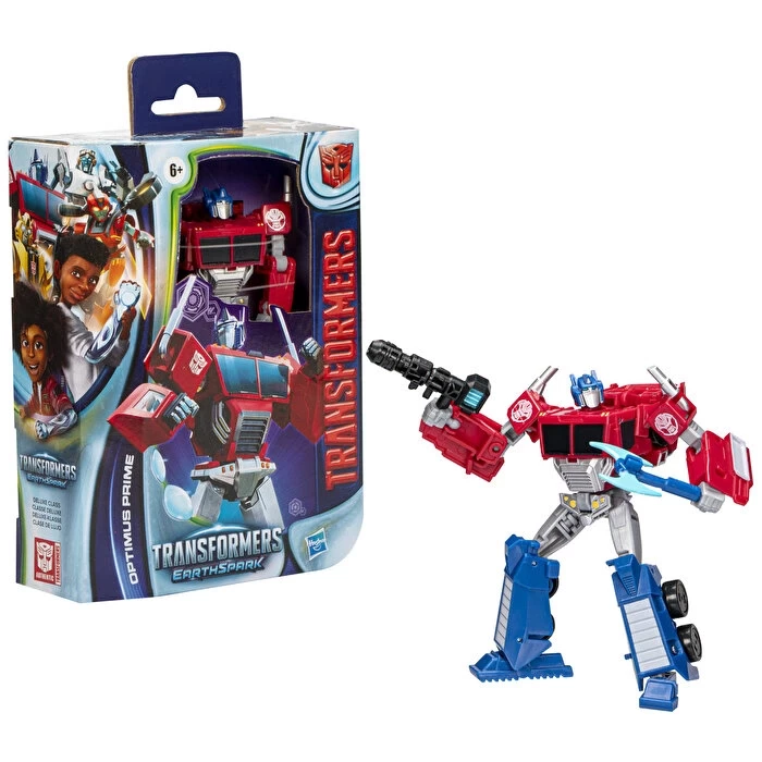 Transformers Earthspark Deluxe Optimus Prime Figürü F6735