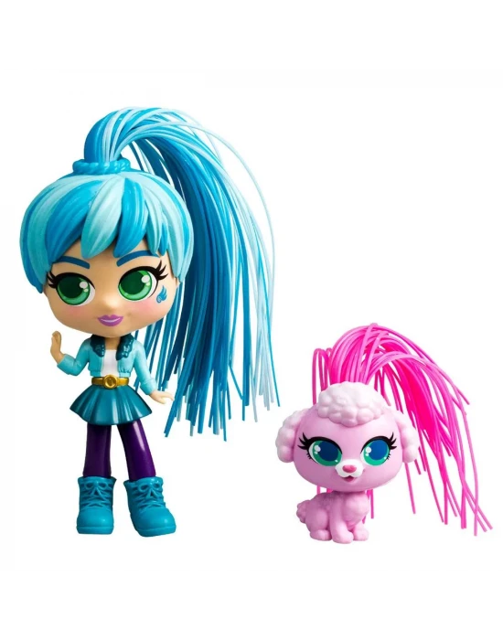 Silverlit Curli Girls Bebek ve Hayvan 2li Set - Adeli ve Fiji