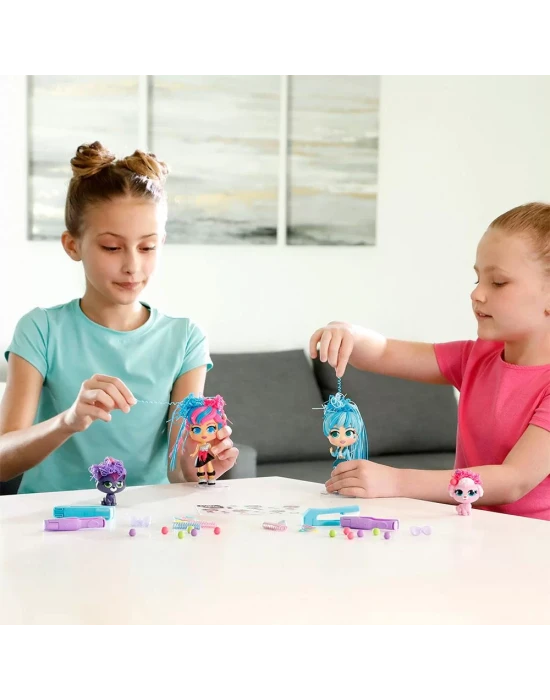 Silverlit Curli Girls Bebek ve Hayvan 2li Set - Adeli ve Fiji