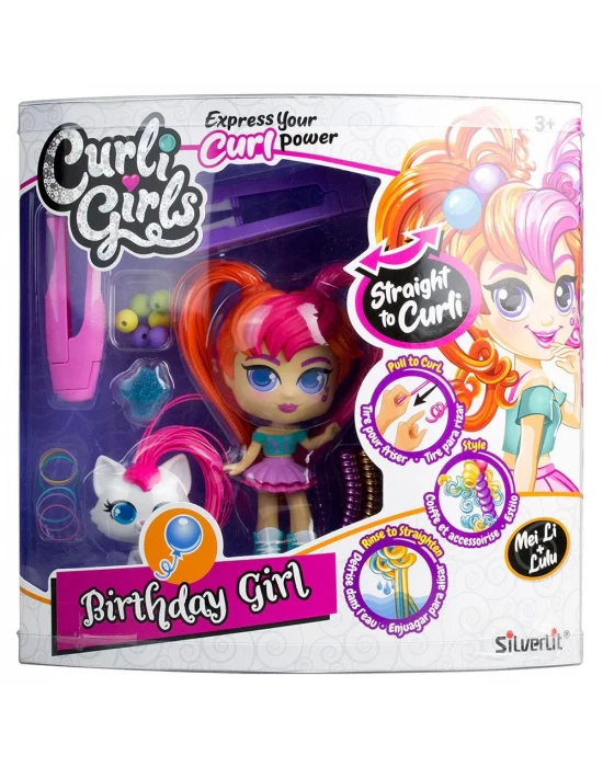 Silverlit Curli Girls Bebek ve Hayvan 2li Set - Mei Li ve Lulu