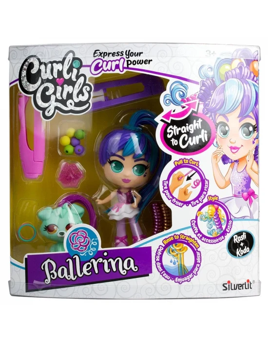 Silverlit Curli Girls Bebek ve Hayvan 2li Set - Rosli ve Koda