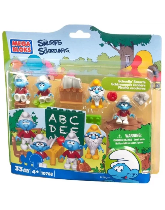 Mega Bloks Şirinler Okulda Oyun Seti