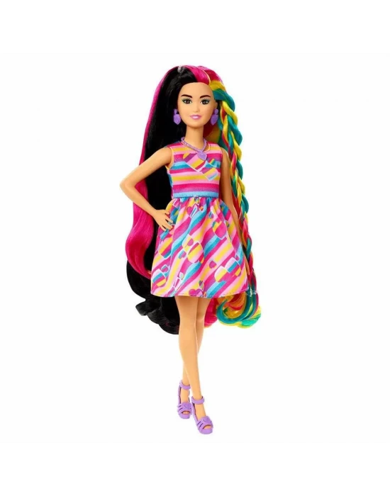 Barbie Upuzun Muhteşem Saçlı Bebekler HCM90