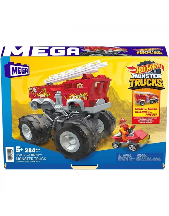 Mega Hot Wheels 5-Alarm Monster Truck İtfaiye Aracı