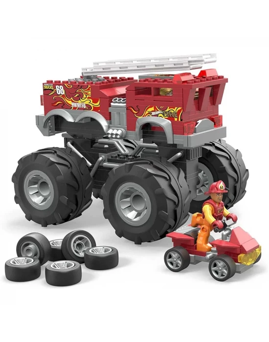 Mega Hot Wheels 5-Alarm Monster Truck İtfaiye Aracı