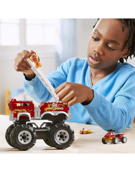 Mega Hot Wheels 5-Alarm Monster Truck İtfaiye Aracı