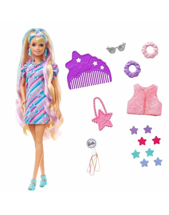 Barbie Upuzun Muhteşem Saçlı Bebekler HCM88