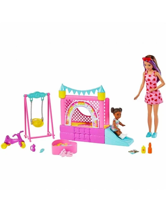 Barbie Bebek Bakıcısı Skipper Oyun Evi Seti
