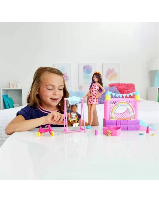 Barbie Bebek Bakıcısı Skipper Oyun Evi Seti