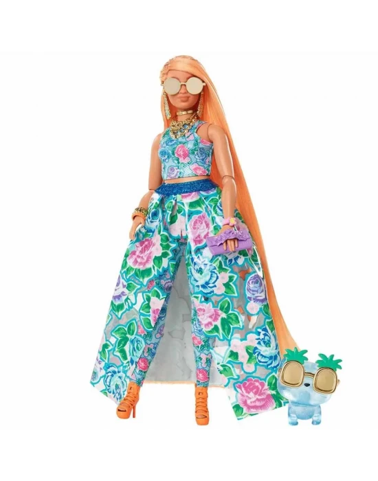 Barbie Extra Fancy - Çiçekli Kostümlü Bebek