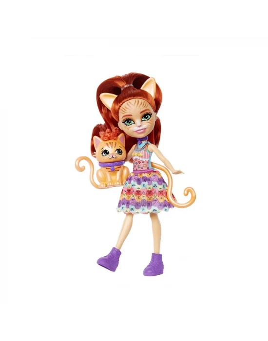 Enchantimals Popüler Karakter Bebekler - Tarla Tabby