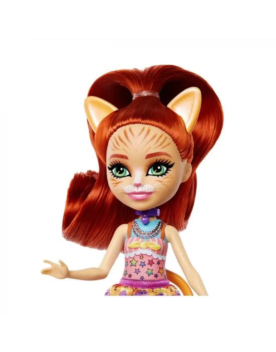 Enchantimals Popüler Karakter Bebekler - Tarla Tabby