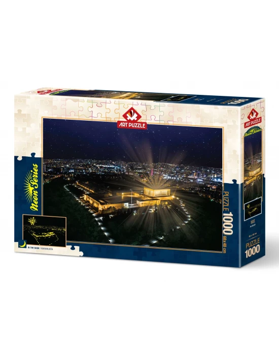 Art Puzzle Anıtkabir 1000 Parça Neon Puzzle