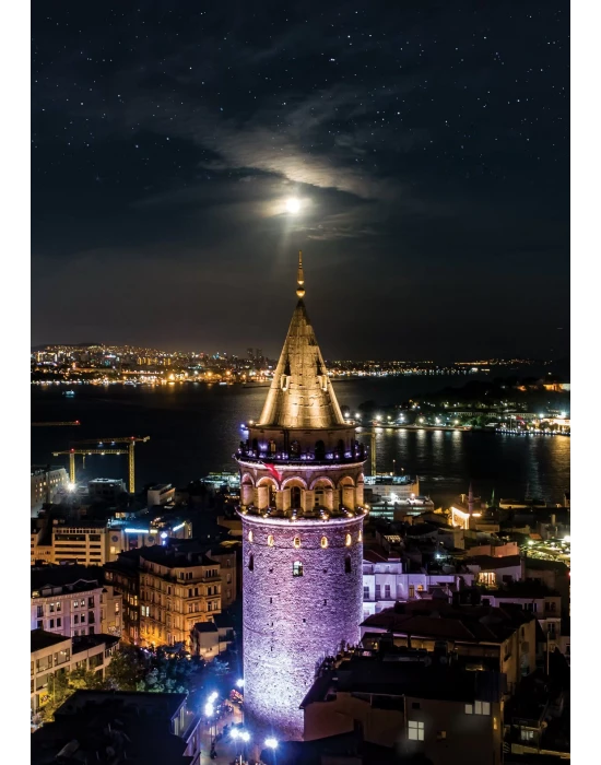 Art Puzzle Galata Kulesi 1000 Parça Neon Puzzle