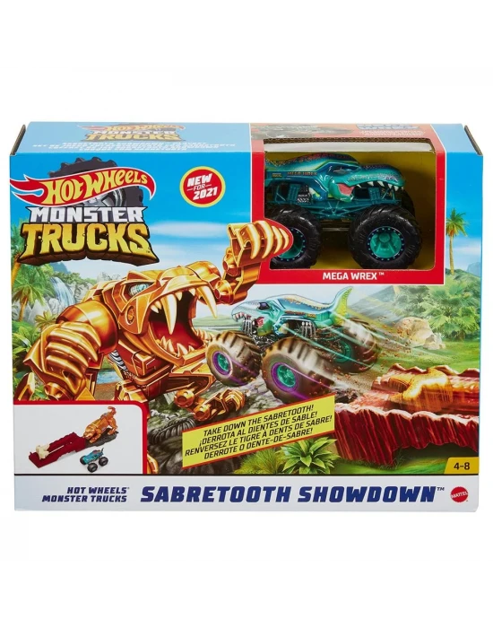 Hot Wheels Monster Trucks Aksiyona Başlangıç Oyun Seti - Sabretoo