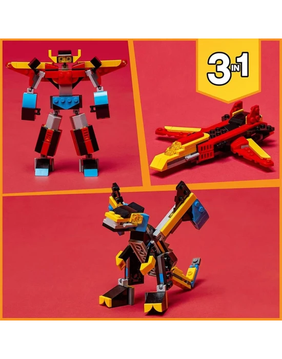 Lego Creator 3’ü 1 Arada Süper Robot 31124
