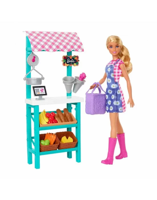 Barbie Çiftçi Pazarı Oyun Seti