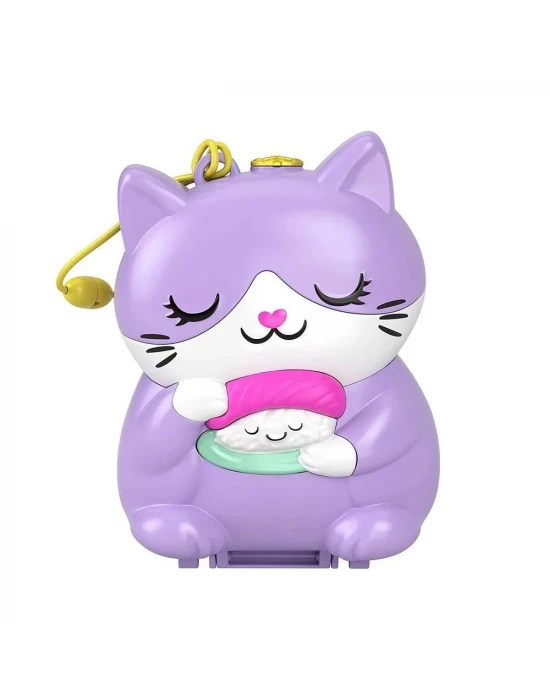 Polly Pocket Kedili Suşi Dükkanı Kompakt Oyun Seti