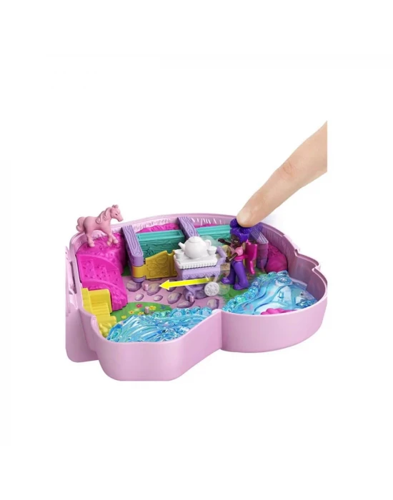Polly Pocket Tek Boynuzlu At Ormanı Kompakt Oyun Seti