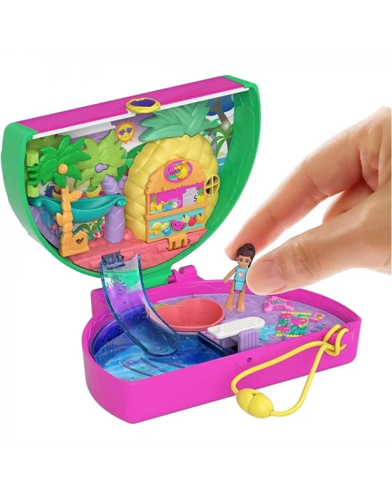 Polly Pocket Karpuzlu Havuz Partisi Kompakt Oyun Seti