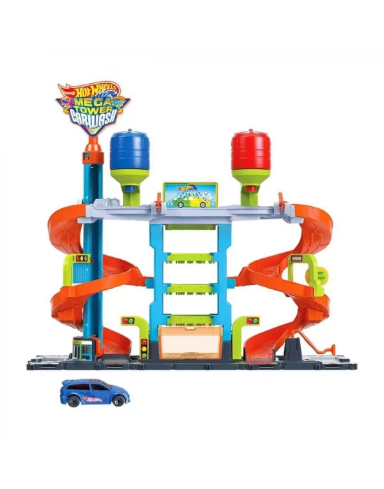 Hot Wheels Mega Araba Yıkama Kulesi