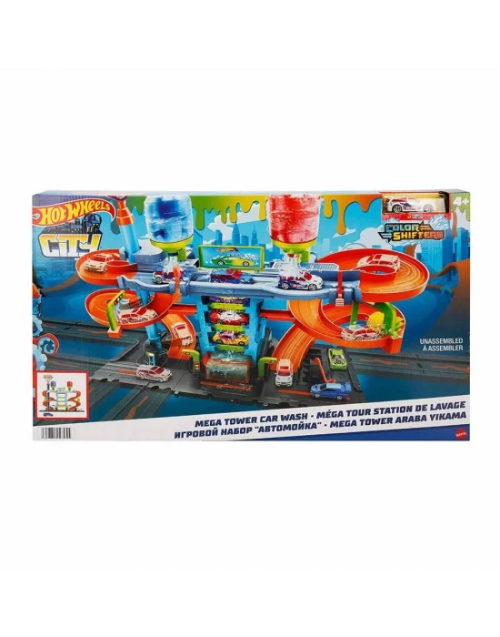 Hot Wheels Mega Araba Yıkama Kulesi