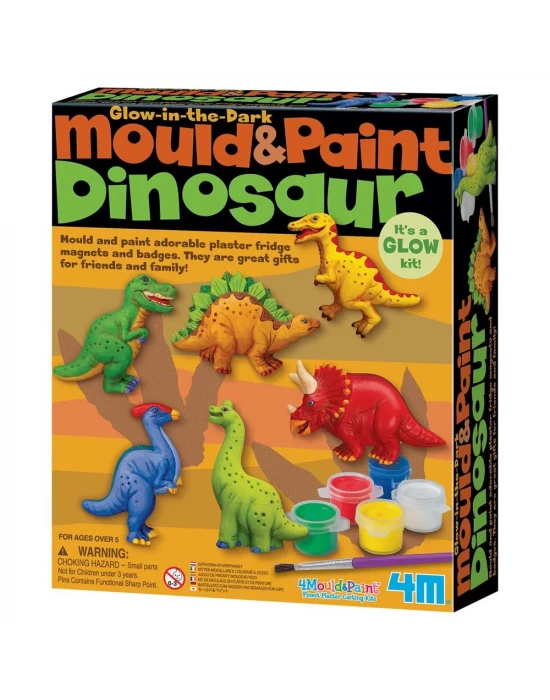 4M Dinozor Kalıp ve Boyama Seti