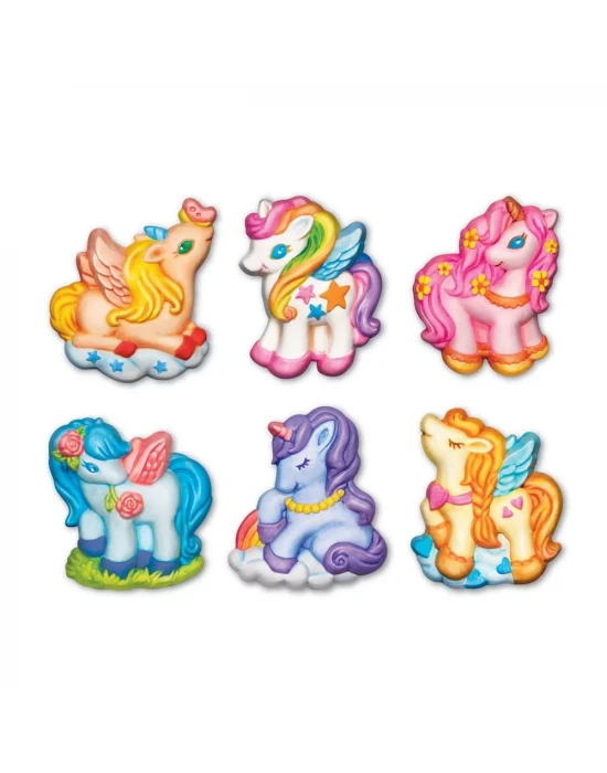 4M Unicorn Kalıp ve Parıltılı Boyama Seti