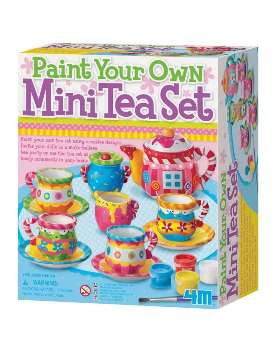 4M Mini Çay Seti Boyama Seti