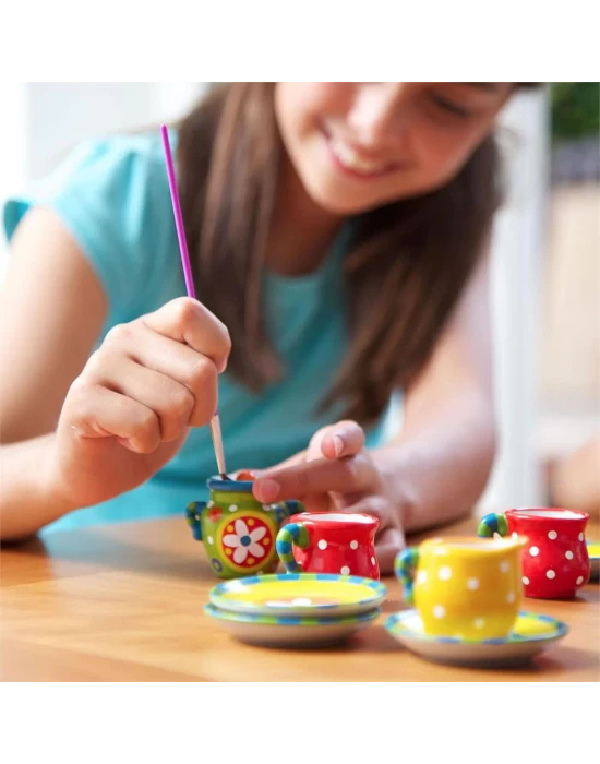 4M Mini Çay Seti Boyama Seti