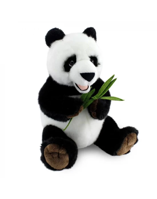 Animals Of The World Oturan Bambulu Panda Peluş Oyuncak 30 cm