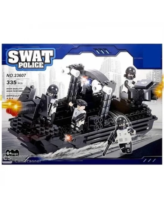 Asya Oyuncak Ausini 335 Parça Swat Polis Seti 23607
