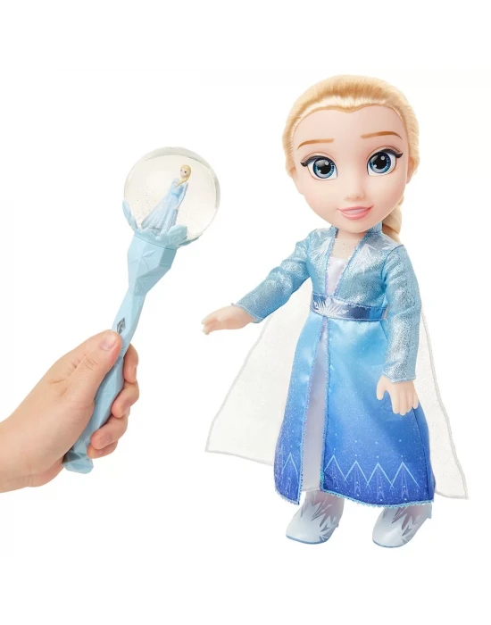 Frozen 2 Müzikli Asalı Elsa Bebek 35 cm