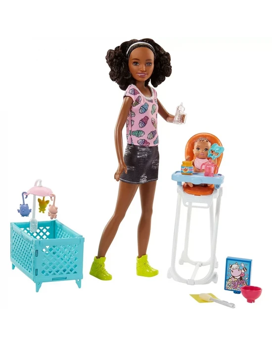 Barbie Skipper Bebek Bakıcılığı Oyun Seti FHY99