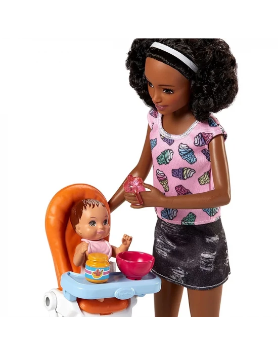 Barbie Skipper Bebek Bakıcılığı Oyun Seti FHY99
