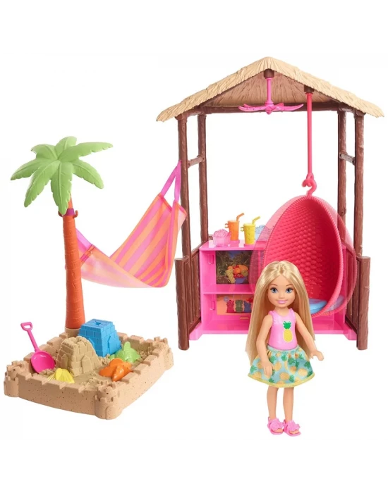 Barbie Seyahatte Chelseanin Kum Eğlencesi Oyun Seti