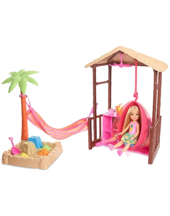 Barbie Seyahatte Chelseanin Kum Eğlencesi Oyun Seti