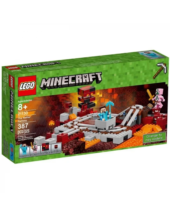 Lego Minecraft Nether Railway 21130