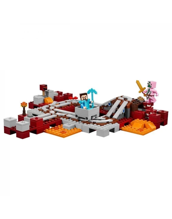Lego Minecraft Nether Railway 21130