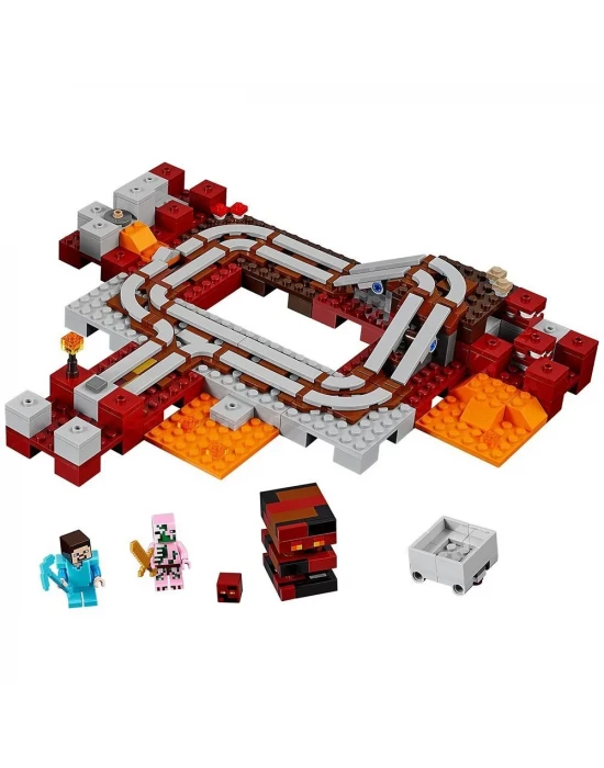 Lego Minecraft Nether Railway 21130