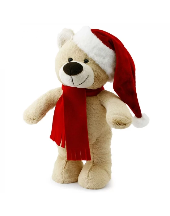 Yılbaşı Özel Noel Ayı 40 cm Krem