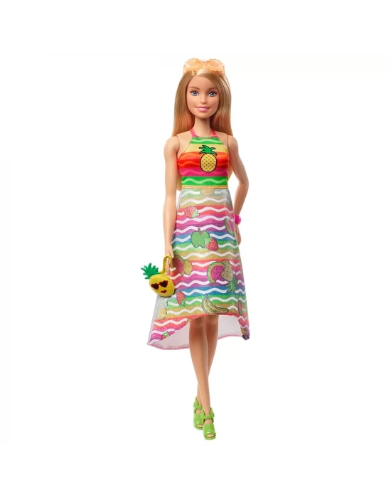 Barbie Crayola Mevyeli Tasarım Bebeği