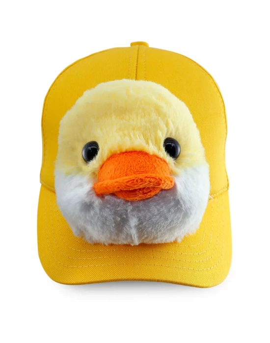 Neco Plush Civciv Kep Şapka Sarı